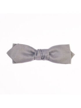 ELSNER ELSNER Papillon OLD STYLE POINTED END Z JEDWABIU ŻAKARDOWEGO A6252 Bianco