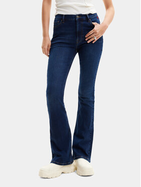 Desigual Desigual Jeansy 23WWDD14 Modrá Flare Fit