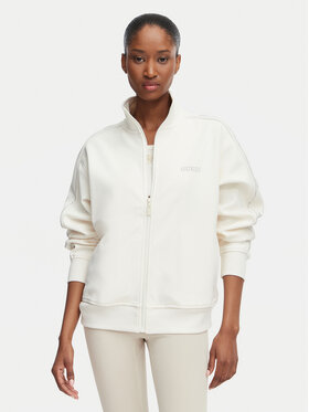 Guess Guess Bluza V5BQ15 KCX22 Kremowy Regular Fit