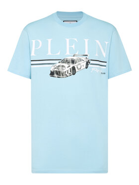 PHILIPP PLEIN PHILIPP PLEIN Tričko 21189 Modrá Regular Fit