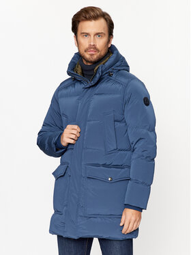 Woolrich Woolrich Vatovaná bunda Premium CFWOOU0775MRUT3515 Tmavomodrá Regular Fit