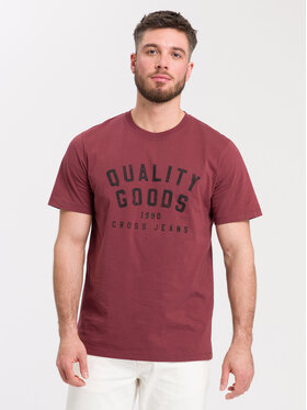 Cross Jeans Cross Jeans T-Shirt 15797-103 Brązowy Regular Fit
