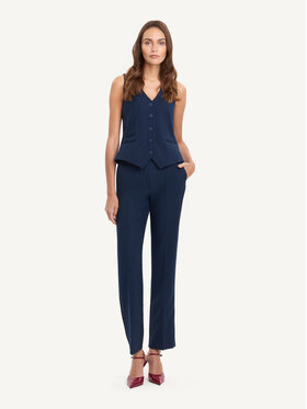 KMX KMX Kamizelka 192780012 Granatowy Fitted Fit