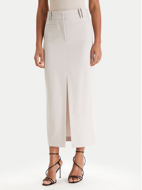 Patrizia Pepe Patrizia Pepe Φούστα midi 8G0515/A498-S748 Γκρι Regular Fit