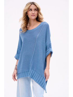 blue shadow blue shadow Sweter Gustti Niebieski Regular Fit