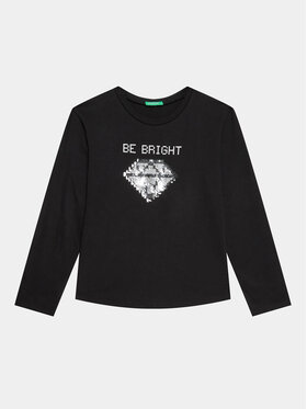 United Colors Of Benetton United Colors Of Benetton Блузка 3096C10DS Чорний Regular Fit