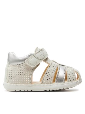 Geox Geox Basutės B Sandal Macchia Gir B254WB 007NF C1Q1N Balta