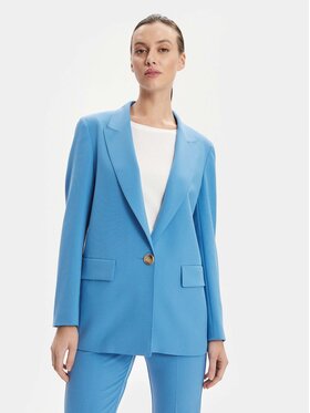 Marella Marella Marynarka Estella 2413041131 Niebieski Oversize