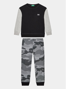 United Colors Of Benetton United Colors Of Benetton Pyjama 3VR50P056 Schwarz Regular Fit