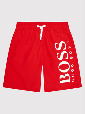 Boss Boss Short de bain J24737 S Rouge Regular Fit