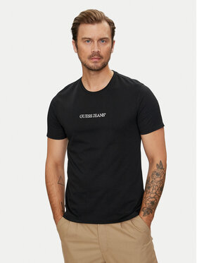 Guess Jeans Guess Jeans T-Shirt M4YI52 K8HM0 Schwarz Regular Fit
