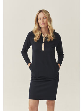 TATUUM TATUUM Sukienka dzianinowa JADE Granatowy Oversize
