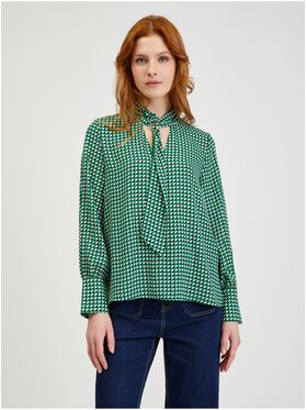 Orsay Orsay Bluzka 650234-867000__42 Zielony Regular Fit