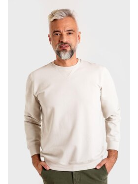 PAWO PAWO Bluza PAWEAR BEAN Beżowy Slim Fit