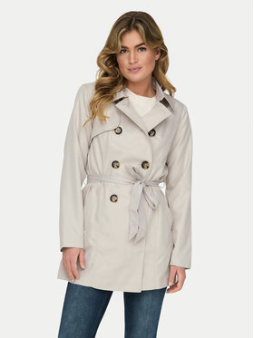 ONLY ONLY Trenčkot Valerie 15191821 Béžová Regular Fit