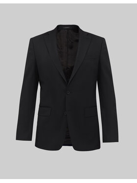 Borgio Borgio Marynarka pellezzano Czarny Slim Fit