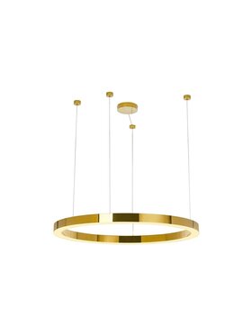 MIAhome MIAhome Lampa wisząca RING LUXURY 110 złota LED Złoty