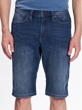 Duer Duer Szorty jeansowe MSLS4505 Granatowy Regular Fit