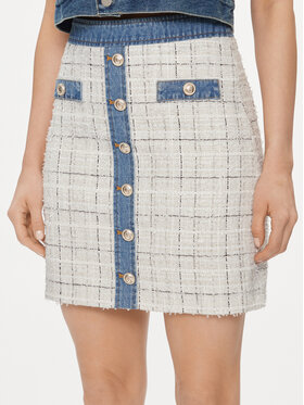 Guess Guess Пола тип молив Natalie W4GD0L WFWW2 Бял Slim Fit