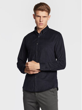 Lindbergh Lindbergh Košile 30-203248 Tmavomodrá Slim Fit