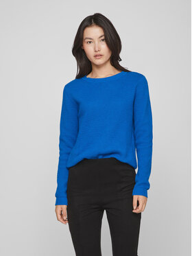 Vila Vila Sweater Dalo 14082767 Kék Regular Fit