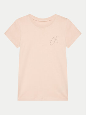 Calvin Klein Jeans Calvin Klein Jeans T-särk Signage IG0IG02624 Roosa Slim Fit