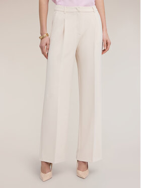 Motivi Motivi Pantaloni di tessuto P061Q004475N002 Crema Over Fit