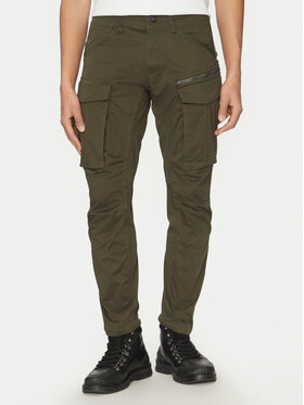 G-Star Raw G-Star Raw Bavlnené nohavice Rovic D02190-5126-6059 Zelená Tapered Fit