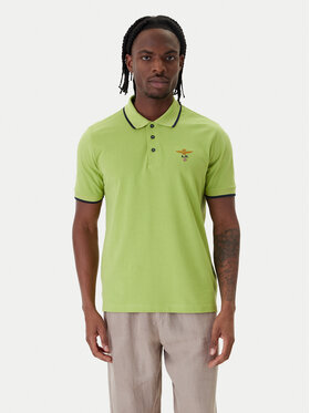 Aeronautica Militare Aeronautica Militare Polo majica 261PO1308UP00082 Zelena Regular Fit