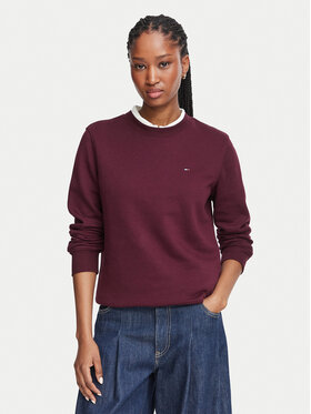 Tommy Jeans Tommy Jeans Majica dugih rukava DW0DW19959 Tamnocrvena Regular Fit