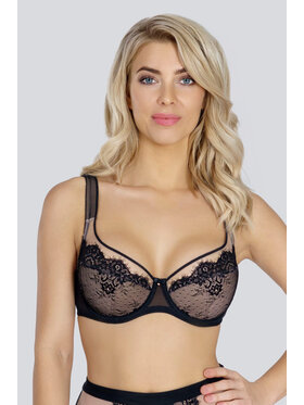 Rosme Rosme Biustonosz z fiszbiną Jessica Czarny