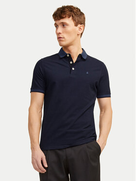 Jack & Jones Jack & Jones Polokošeľa Paulos 12136668 Tmavomodrá Slim Fit