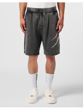Plein Sport Plein Sport Pantaloncini sportivi 31018 Nero Jogger Fit