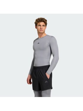 adidas adidas Koszulka techniczna 136943 Szary Fitted Fit