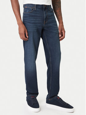 Tommy Hilfiger Tommy Hilfiger Jeansy Denton MW0MW41902 Granatowy Straight Fit
