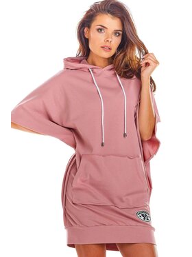 Infinite You Infinite You Sukienka letnia M215 Różowy Basic Fit