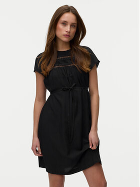 Vero Moda Vero Moda Letné šaty Debbie 10342682 Čierna Regular Fit