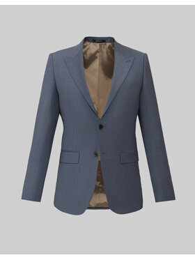 Borgio Borgio Marynarka levone Niebieski Slim Fit