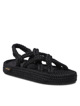 Bohonomad Bohonomad Sandale Bodrum Platform Sandal BOD.0020.PRS Negru