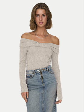 ONLY ONLY Majica Fayola 15339435 Bež Slim Fit