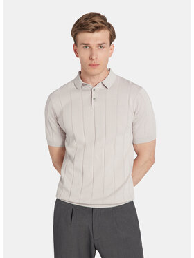 Pako Lorente Pako Lorente Polo P25WF-TX-005 Beżowy Classic Fit
