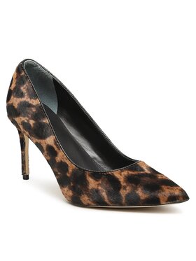 Guess Guess Обувки на ток Rica2 FL7R2C FUR08 Кафяв