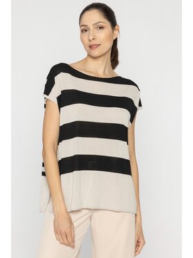 Deni Cler Milano Deni Cler Milano Bluzka T-DC-1232-D2-20-15-1 Czarny Loose Fit