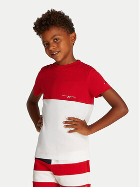 Tommy Hilfiger Tommy Hilfiger T-Shirt KB0KB09617 Rot Regular Fit