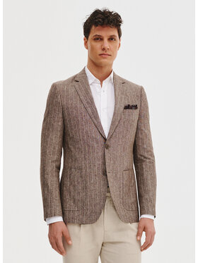Pako Lorente Pako Lorente Marynarka P25SF-3X-016 Brązowy Slim Fit
