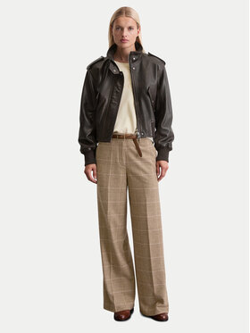 Marc O'Polo Marc O'Polo Lederjacke 508 7018 73009 Braun Regular Fit