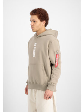 Alpha Industries Alpha Industries Bluza Alpha Puff Print Hoodie Żółty Regular Fit
