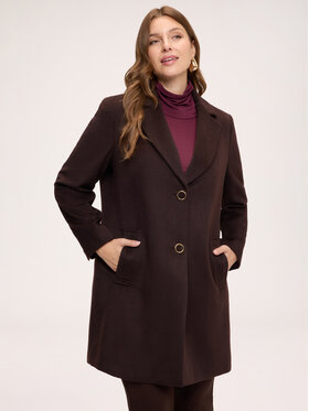Fiorella Rubino Fiorella Rubino Cappotto invernale 0046T100402N022 Marrone Regular Fit