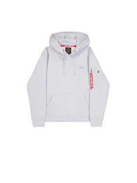 Alpha Industries Alpha Industries Bluza Back Print Hoodie Szary Regular Fit
