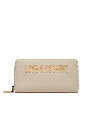 LOVE MOSCHINO LOVE MOSCHINO Duży Portfel Damski JC5611PP1LKD0110 Écru